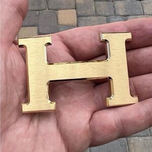 HERMES 38mm Gold Constance H Belt Buckle incl dust bag (excellent)